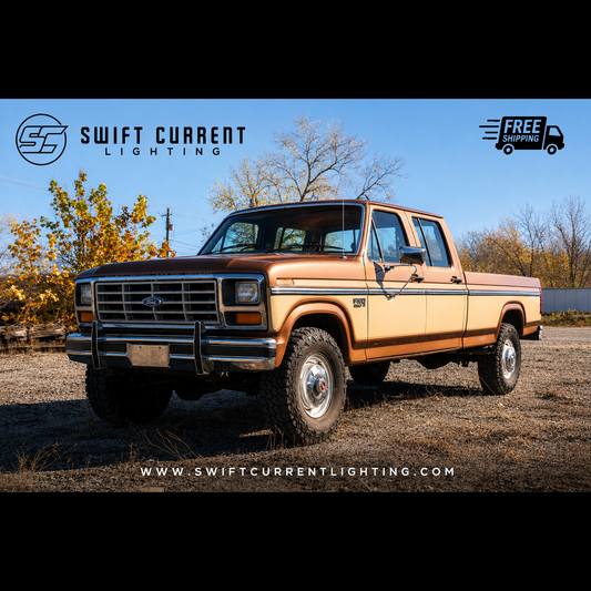 '80 - '86 Bullnose Ford F-150, F-250, F-350 Standard Cab, SuperCab & CrewCab Interior/Exterior LED Bulb Retrofit Kit