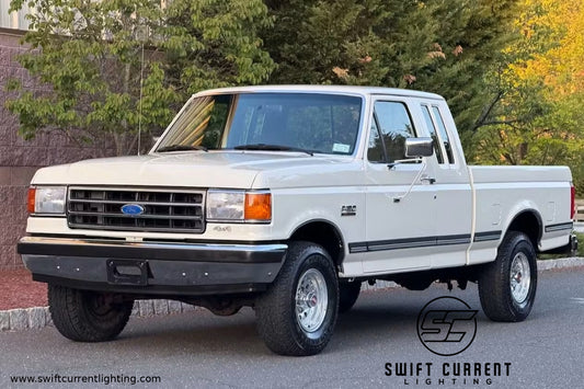 '87 - '91 Bricknose Ford F-150, F-250, F-350 Standard Cab, SuperCab & CrewCab Interior/Exterior LED Bulb Retrofit Kit