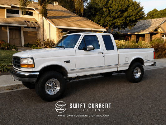 '92 - '93 OBS Ford F-150, F-250, F-350 Standard Cab & SuperCab Interior/Exterior LED Bulb Retrofit Kit