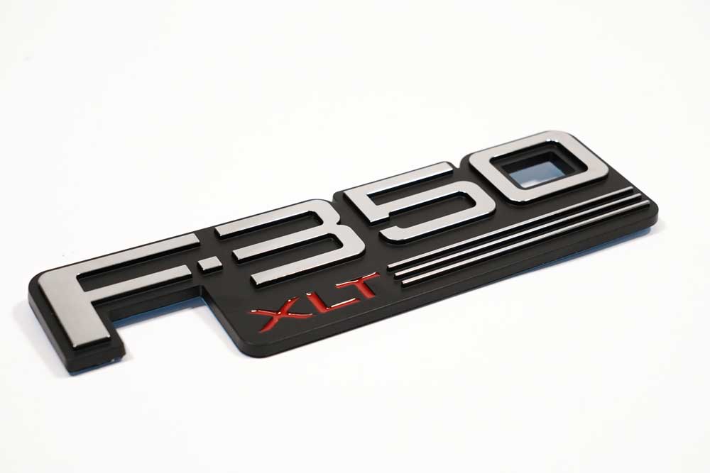 Complete Performance F350 XLT Badge - 1992-1997 Ford F-Series