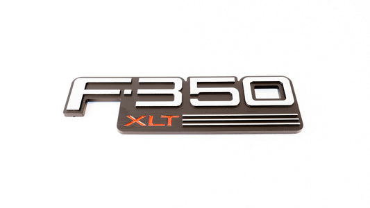 Complete Performance F350 XLT Badge - 1992-1997 Ford F-Series