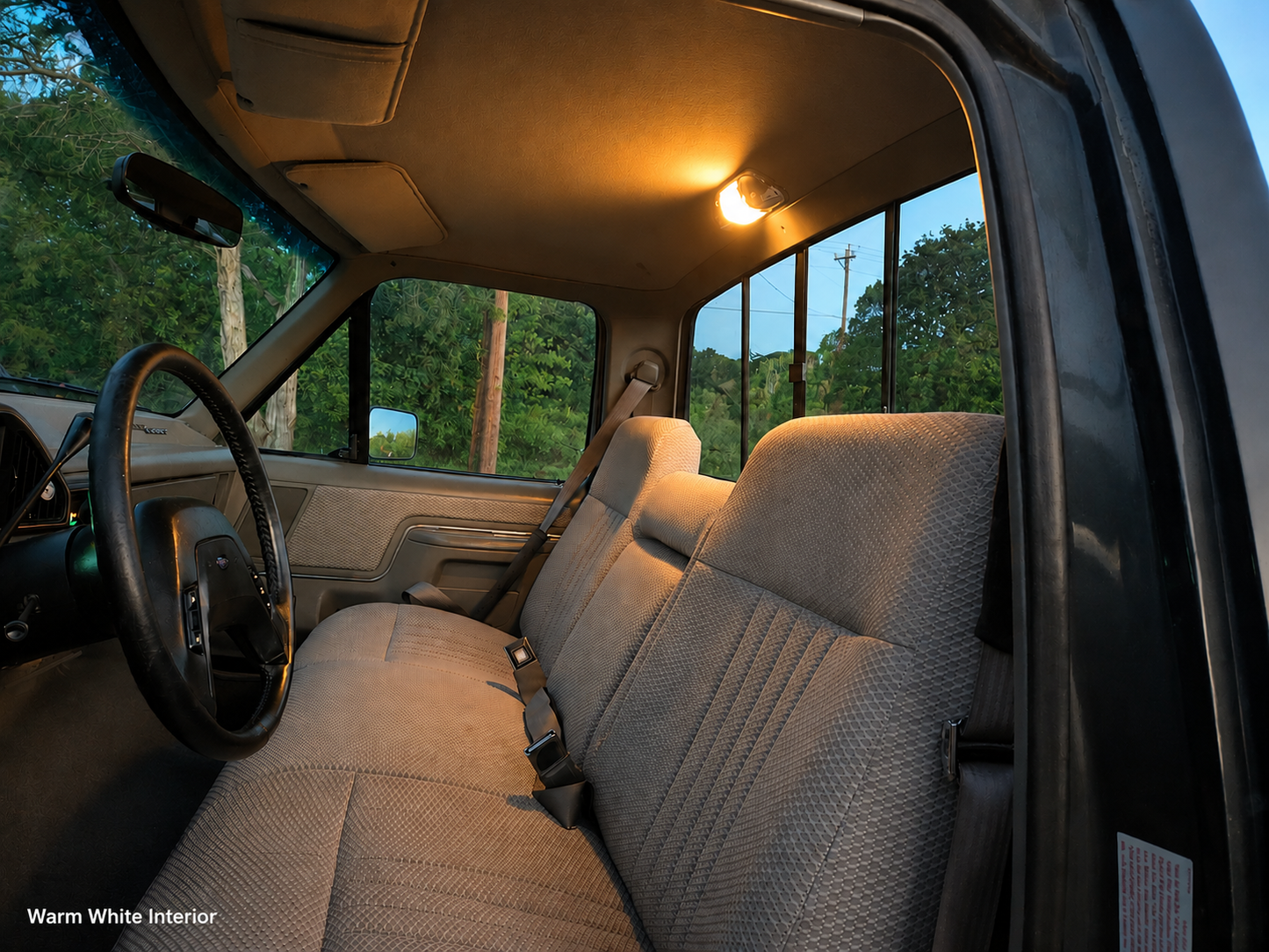 '87 - '91 Bricknose Ford F-150, F-250, F-350 Standard Cab, SuperCab & CrewCab Interior/Exterior LED Bulb Retrofit Kit