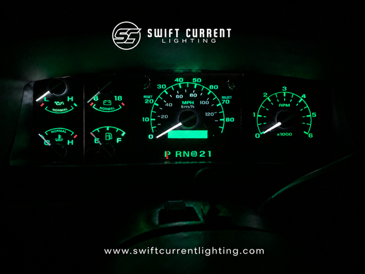 '92 - '97 OBS Ford Bronco + F-Series LED Bulb Retrofit Kit (Gauges + Climate ONLY)